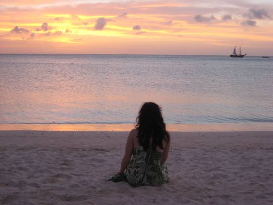 Pondering life in Aruba.